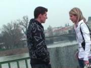 NAsty blonde babe Kaja gets aroused for some hot action