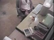 Office girl masturbating caught by spy cam