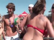 Public nudity with these horny party dancing girls by H