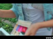 Dirty public sex with horny brunette babe 1 by MyWtfPas