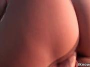 Great big sexy butt nasty brunette slut babe riding big