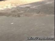 Latin gf slut posing naked in an abandoned building 2 b