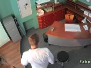 Doctor fucks patient on a desk