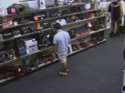 Hot blonde milf sells her office stuff and was convince