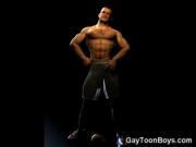3D Gay Soldiers and Muscled Boys!