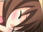 Teen hentai chick gets gangbanged