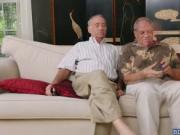 Dolly Little strips for two old men who gladly touch he