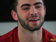 Horny manly Josh getting ass fucked after sucking off o