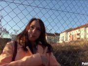 Sexy Eurobabe fucked by stranger dude in exchange for m