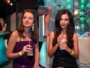 Sexy babes get horny making out and showing off their b