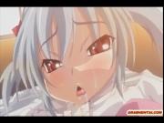 Bondage hentai cutie brutally wetpussy fucked and cream