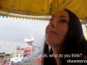 Real amateur Czech girl El Storm pussy slammed for mone