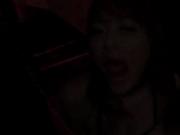 Gorgeousand sexy asian slut leather disguissed sucks