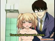 Japanese cutie anime sucking big and hard dick