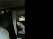 Busty natural amateur fucking in taxi