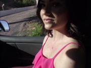 Gorgeous Jessica Rex gags a monstrous cock for a ride
