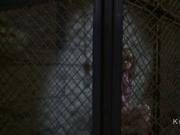 Naked slaves have exhausting excercise