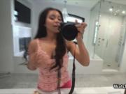 Vacation sex tape with big tit ebony girlfriend