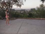 Jenna fondles Nina's pussy
