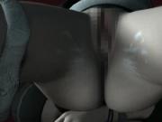 Animated rammed by black old dick
