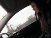 Teen missed her bus but not missed fuck