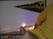 Gay male college students getting erections and naked d