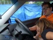 Kiki Minaj blowjobs and screwed by driving instructor