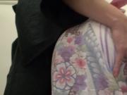 Milf gets large cock to play with