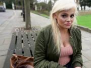 Blonde babe Katy Jayne gets fucked for huge cash