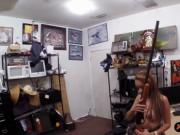 Latina slut nailed in a pawshop for cash