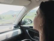 Topless passenger Elisabeth