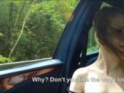 Cutie Beatrix Glower hitchhikes and gets drilled in the