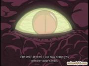 Shemale hentai gets licked her bigcock in the outdoor