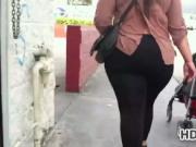 Big Latin Ass Out For A Walk