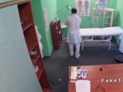 Doctor fucks patient after his nurse in fake hospital