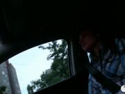 Amateur flashes tits and drilled by fraud driver for mo
