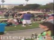 Getting Black cock at public Festival