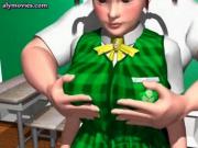 Animated with massive boobs