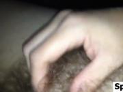 Hairy Pussy Played With Close Up