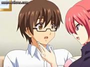 Anime girl gets her snack drilled
