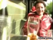 British Woman Pissing In Public