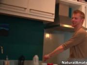 Cute amateur couple explaining about their horny sex li