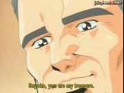 Anime masturbated with the shower