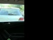 Hot amateur rides huge dick in taxi