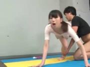 Japanese gymnasium player got sex