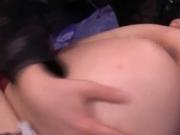 Lusty asian hottie gets wet pussy deep fingered