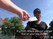 Amazing pickup latino undressing public for cash by Pic