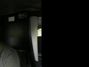 Tattooed redhead amateur banged in taxi