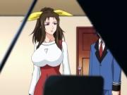 Big titted hentai brunette gets licked and fucked