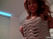 Amazing hot sexy body cute babe stripping nice by Latin